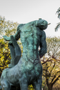 A Statue of a Man with Horse Body