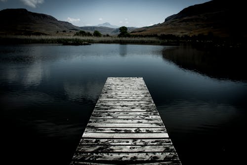 Wooden Deck on the Lake