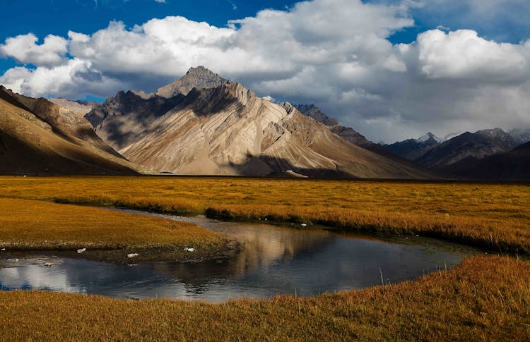 The Rangdum Valley In Rangdum, India