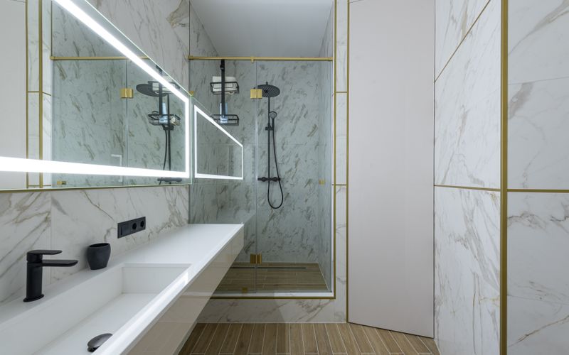 Small bathroom project Riverside CA