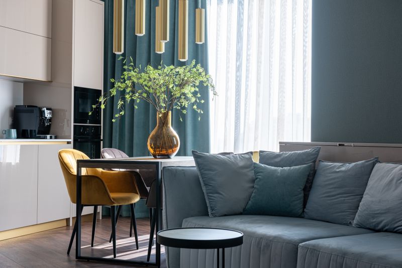 Modern studio apartment interior
