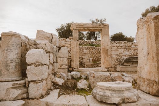 Beige Ancient Ruins