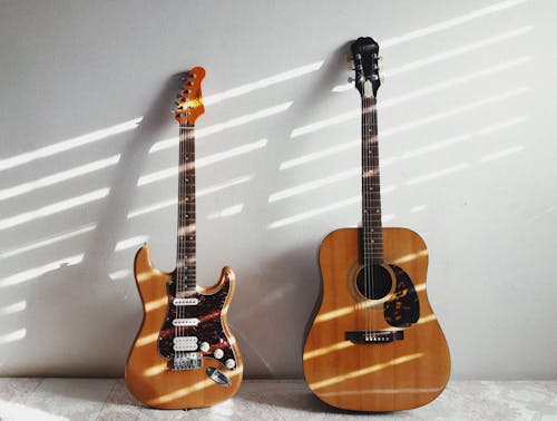 Acoustic and Electric Guitar