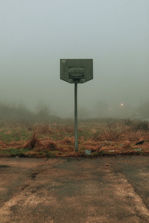 Free Gloomy Weather Over the Basketball Court Stock Photo
