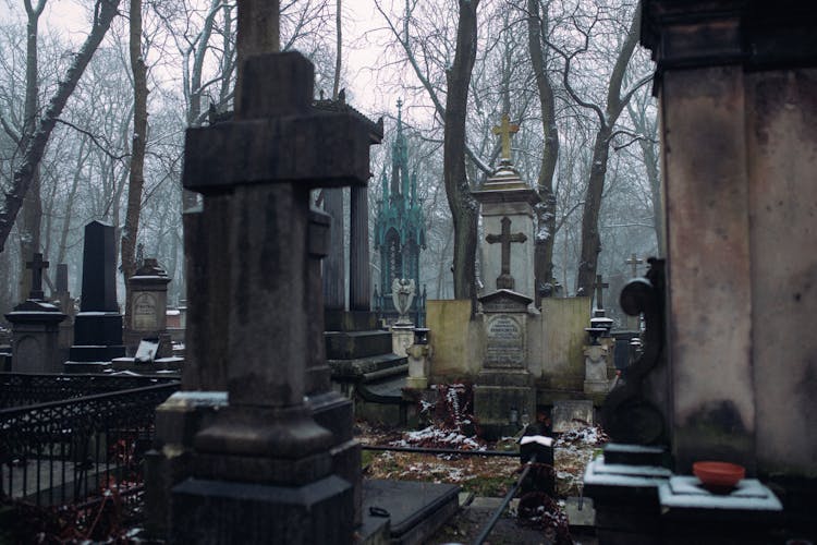 Christian Markers On Tombs