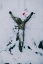 A Relic of Jesus Christ Nailed in a Cross
