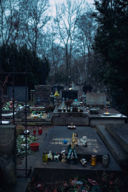 Cemetery Gifts on the Gravestone