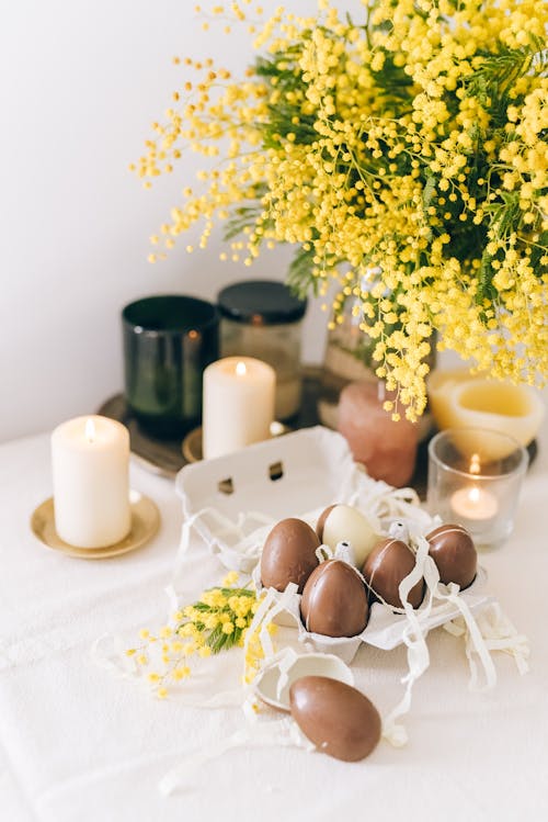 Ingyenes stockfotó aromaterápiás, asztalterítékek, barna tojás témában