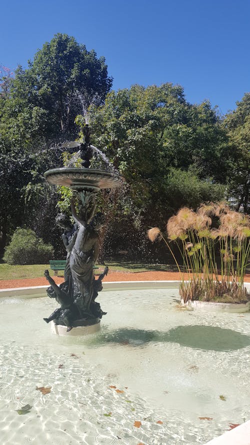 Fotobanka s bezplatnými fotkami na tému vodná fontána, záhradný park