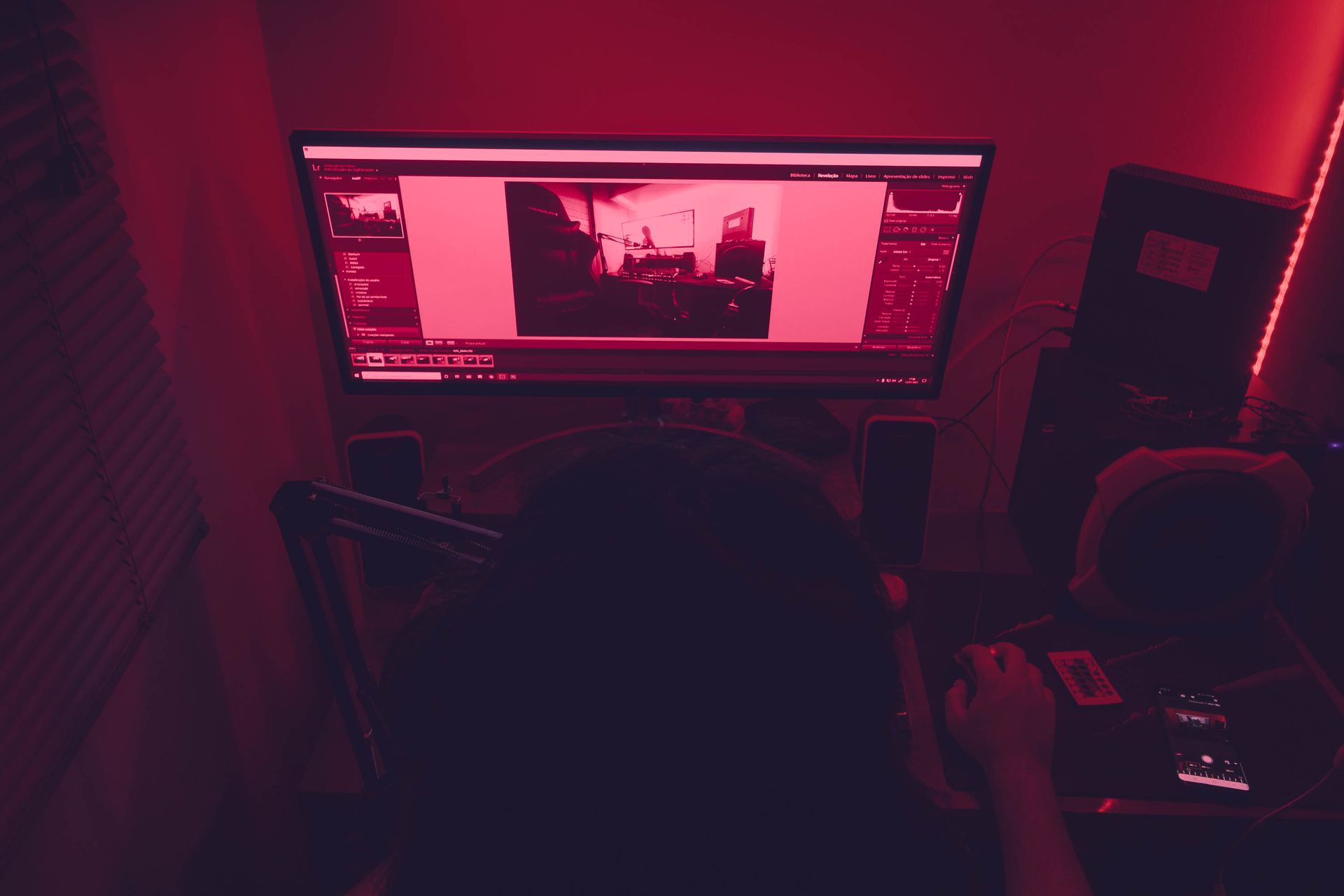 Marketer analyzing campaign performance on a late-night workstation — VigyapanX digital marketing agency