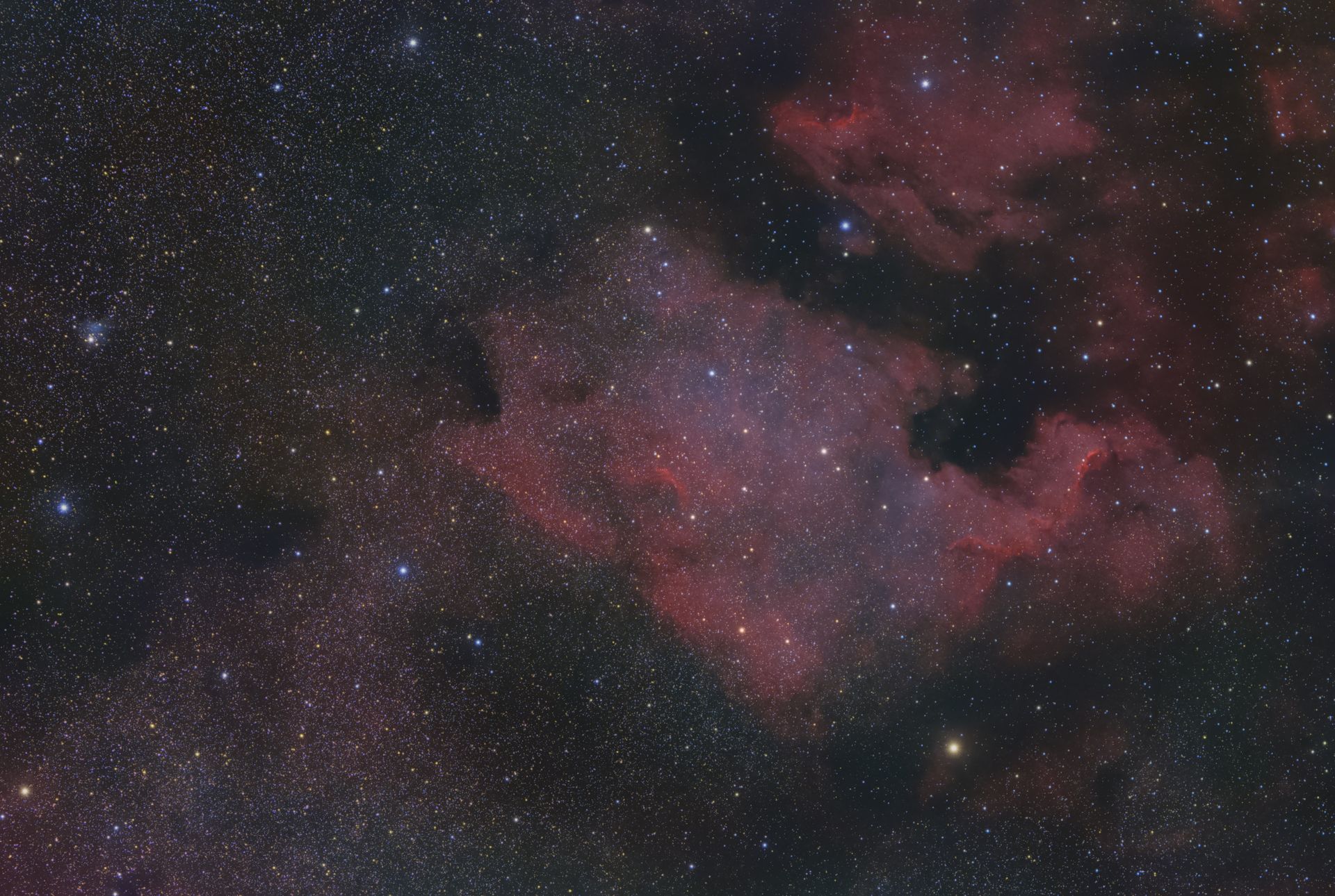 Scenic View of Nebula in Space