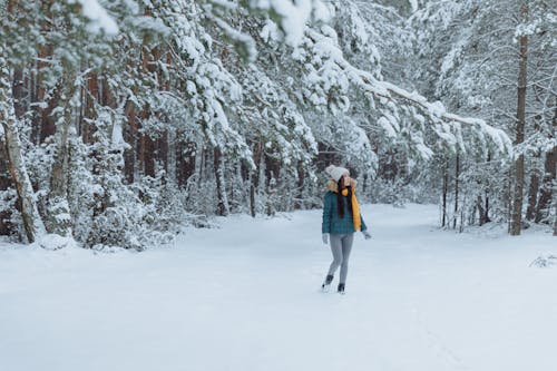 Gratis lagerfoto af forkølelse, frostklart vejr, kvinde