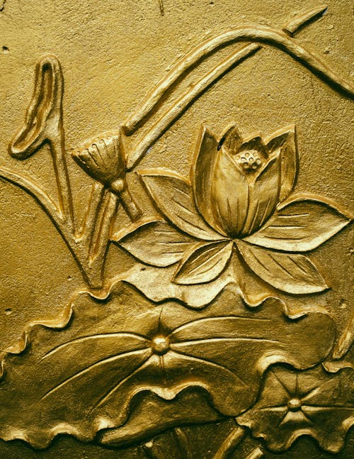 Golden Lotus Mural