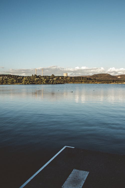 Foto d'estoc gratuïta de andana, llac, moll