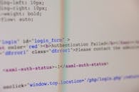 Close Up Photo of Computer Codes