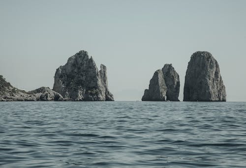 Rock Formations on Sea