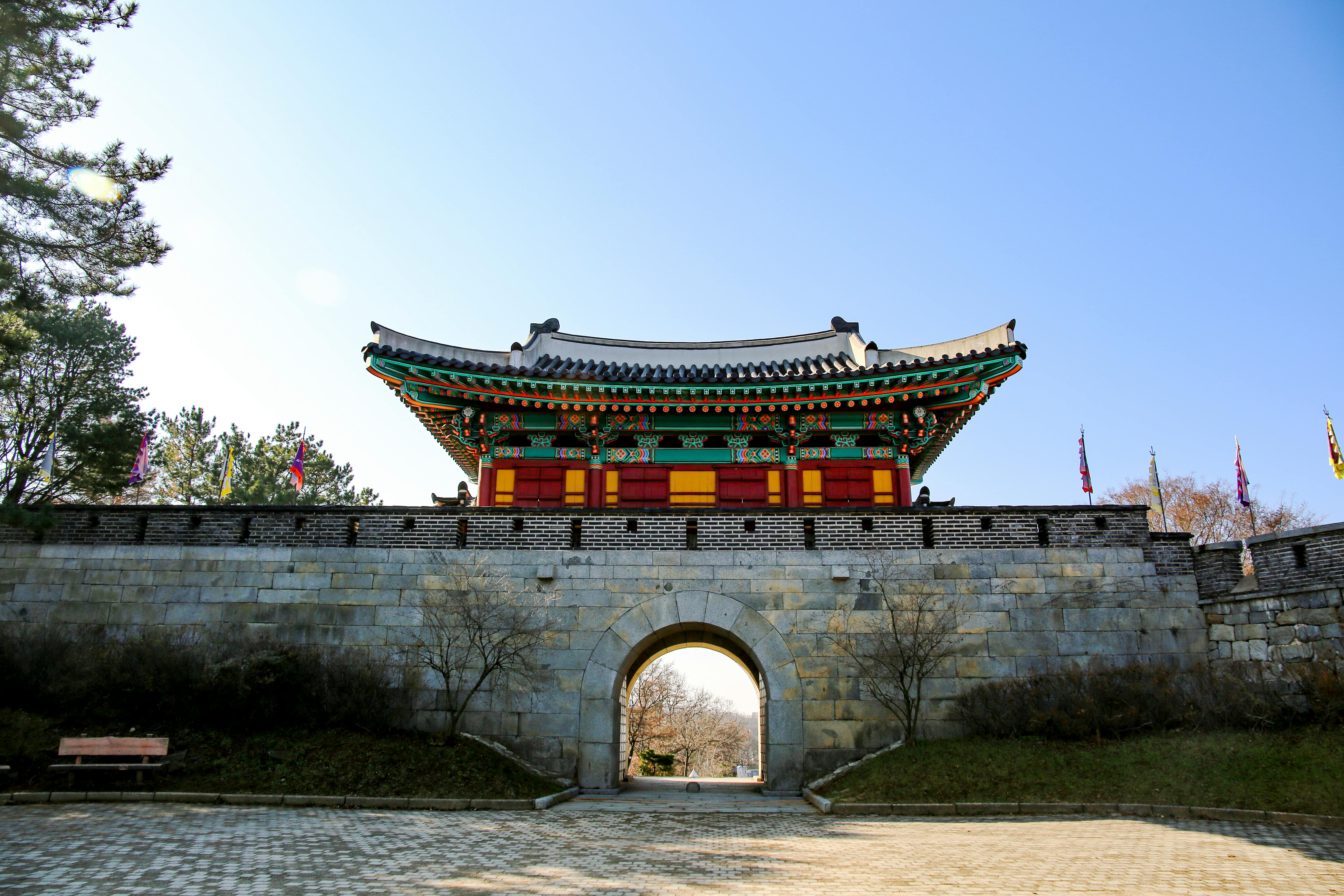 Gwangseongbo Fortress, Part of the Gwangseongbo Fort, Later Named Anhaeru,  Meaning Peaceful Sea, Ganghwa South Korea Stock Image - Image of ganghwa,  island: 247113699