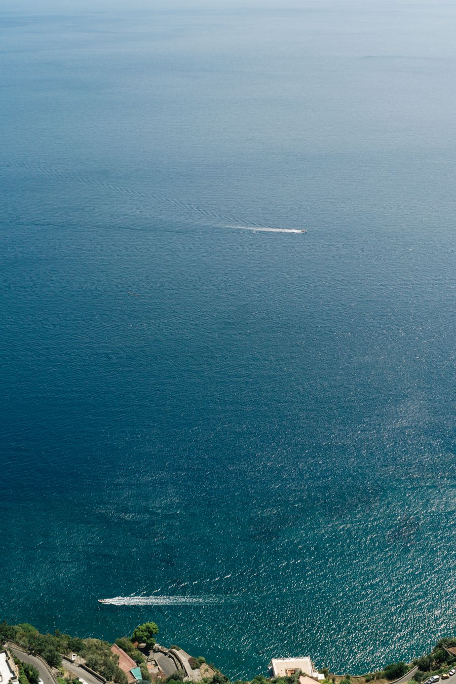 Aerial view of Amalfi Coast