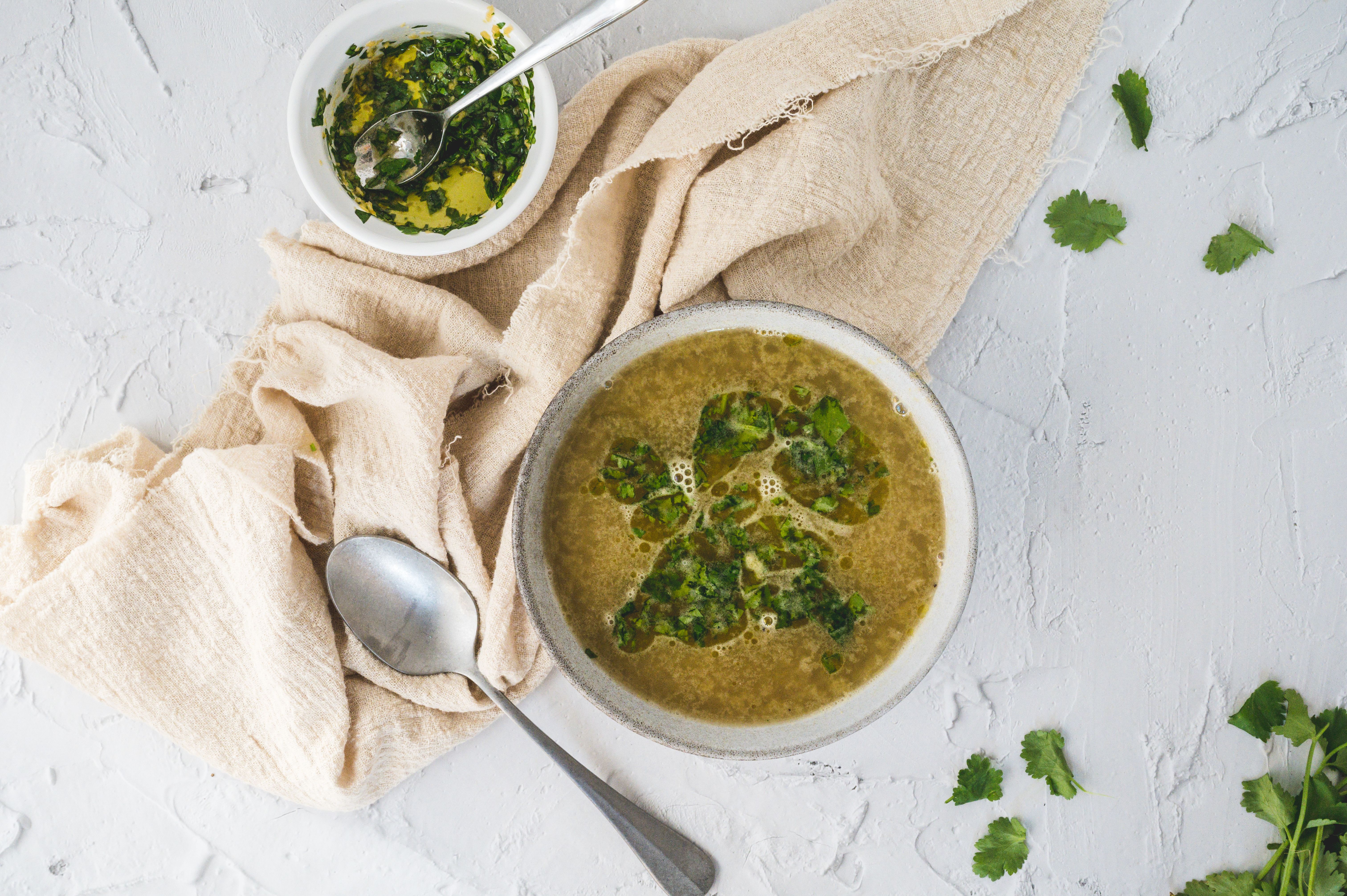 Spicy Tom Yum with Thai Basil
