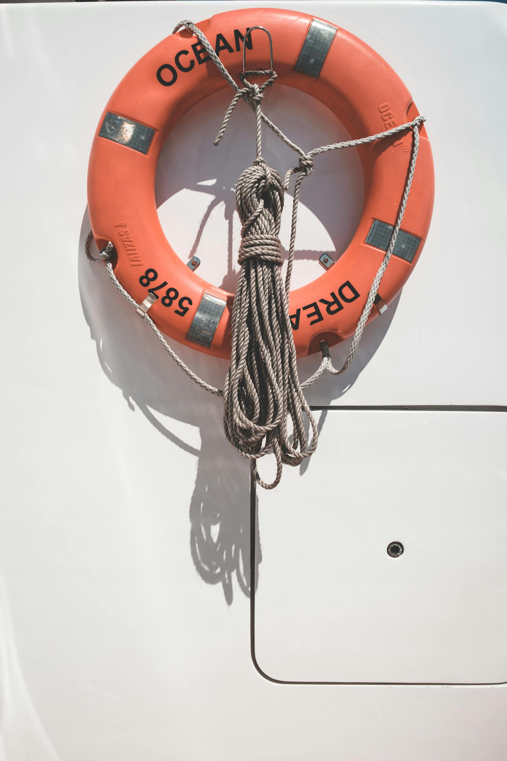 Close Sailing Rope During Sailing Trip Stock Photo 1050245459