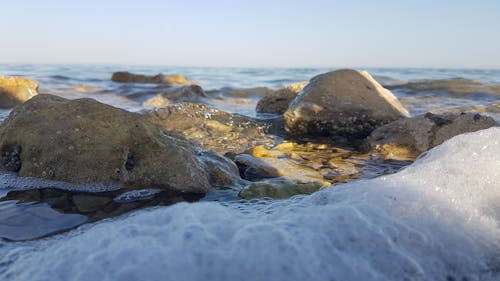 Free stock photo of beach, qatar, stones