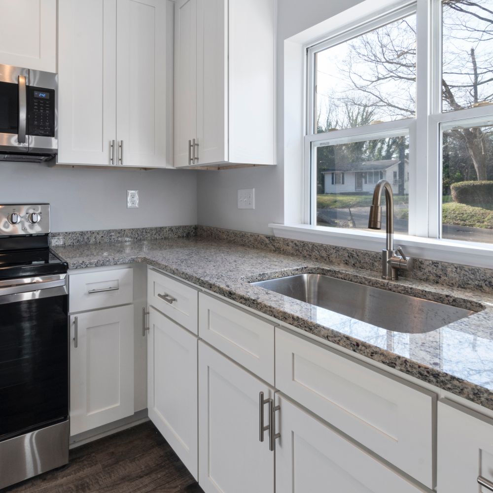 Kitchen Spraying in Nine Elms — a freshly painted, spotless finish