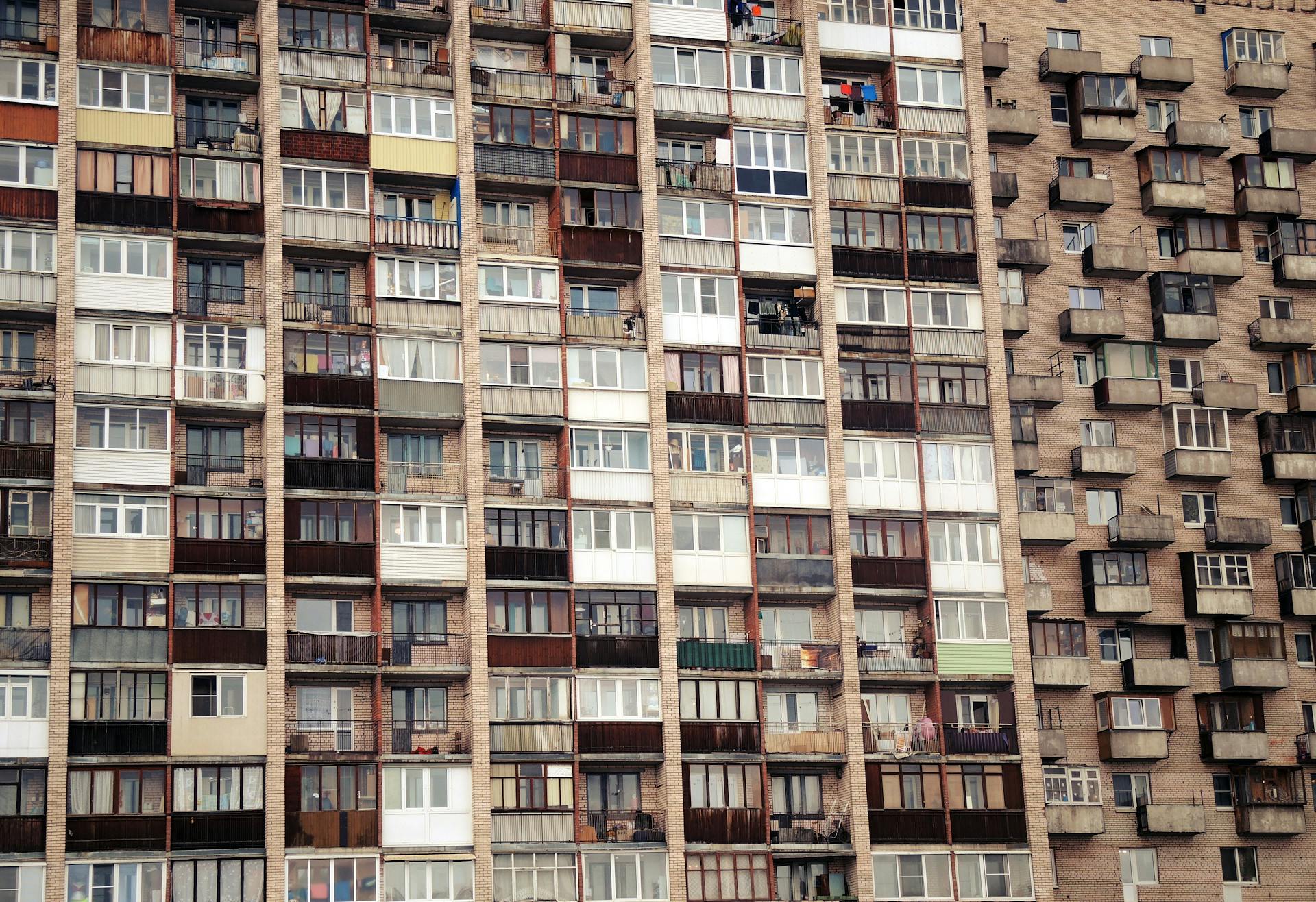 Residential Buildings with Balconies