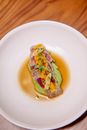 Close-up of a Seared Tuna Dish