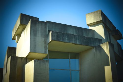 Free stock photo of blue, church, modern architecture Stock Photo
