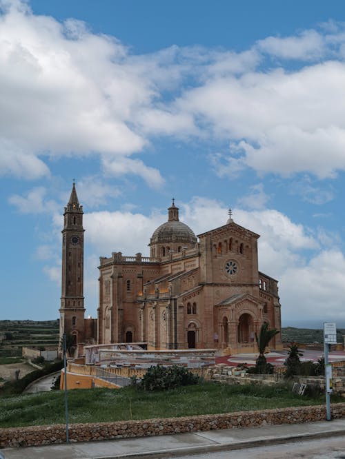 Free Basilica of the National Shrine of the Blessed Virgin of Ta' Pinu Stock Photo