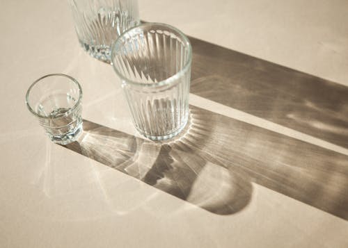 Free stock photo of clear glass, crystal glass, drinking glass Stock Photo