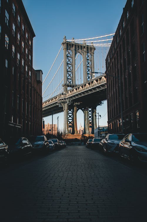 View of the Manhattan Bridge, New York, USA