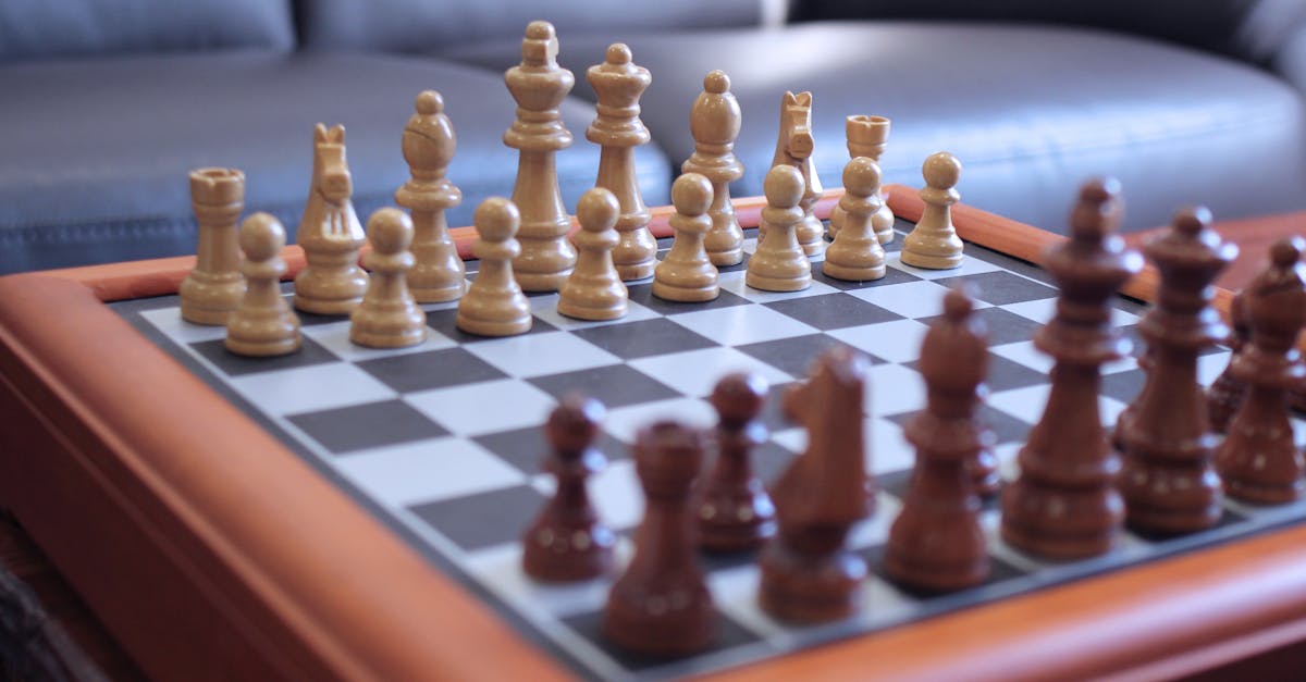 Brown,green, and White Chess Pieces