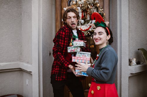 Photos gratuites de amusement, arbre de noël, bonheur