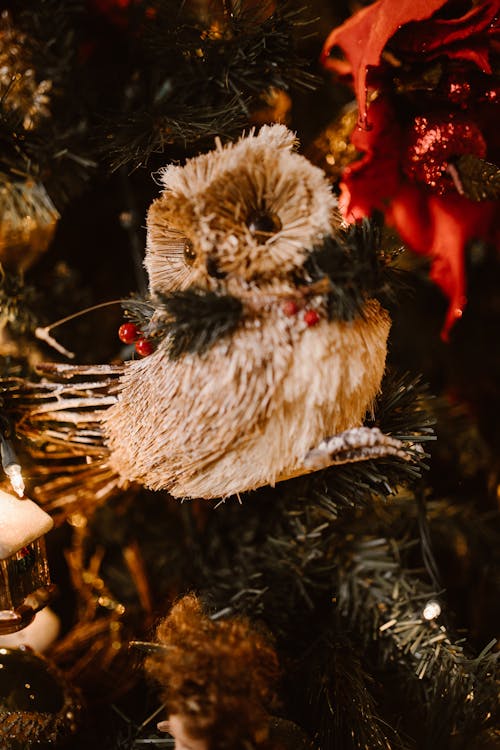 A Brown Owl Christmas Ornament