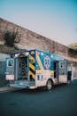 Ambulance Parked on Side of a Road