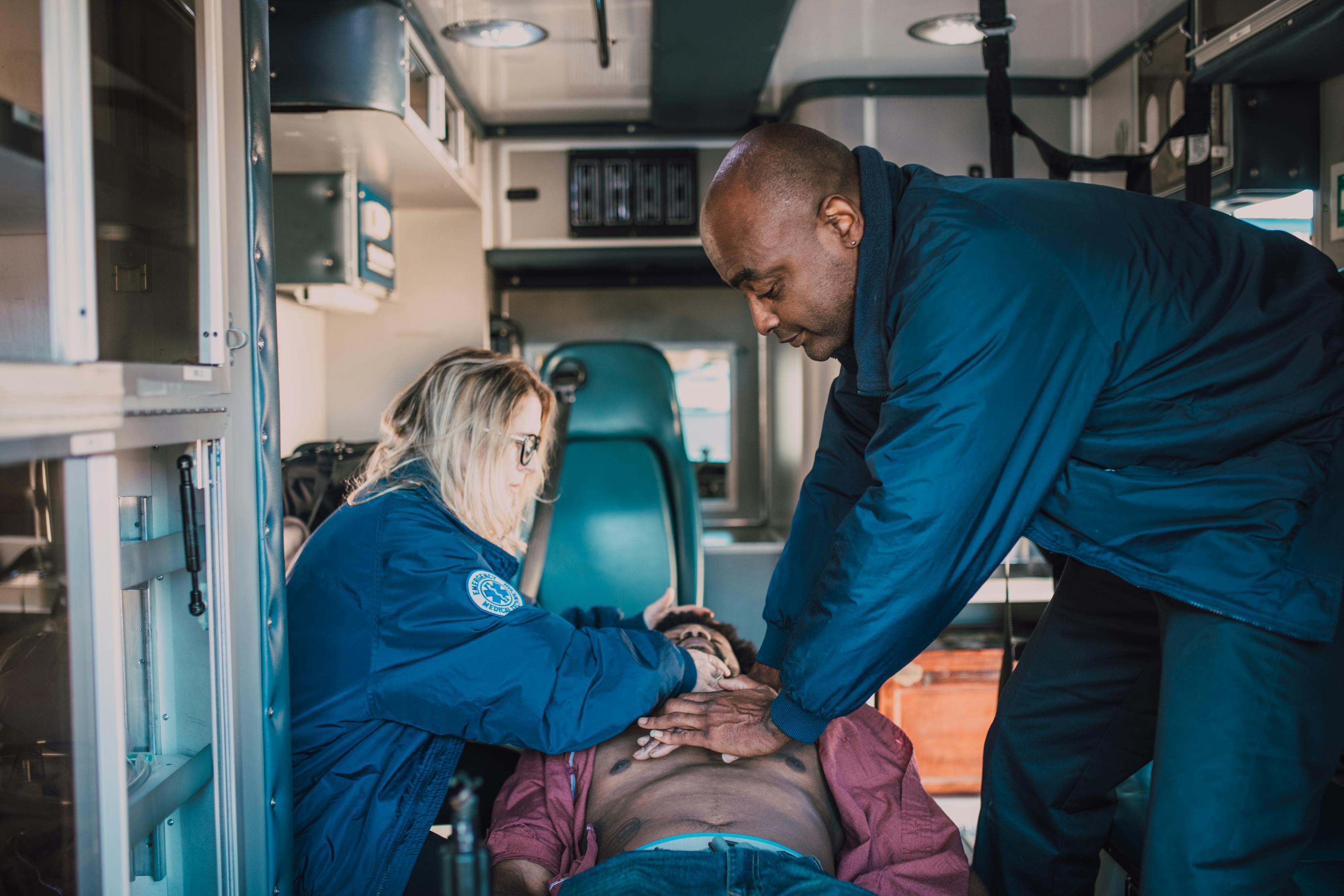 Paramedic Performing CPR · Free Stock Photo