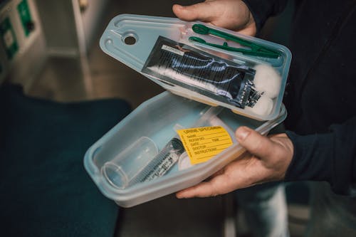 Person Holding Medical Equipments