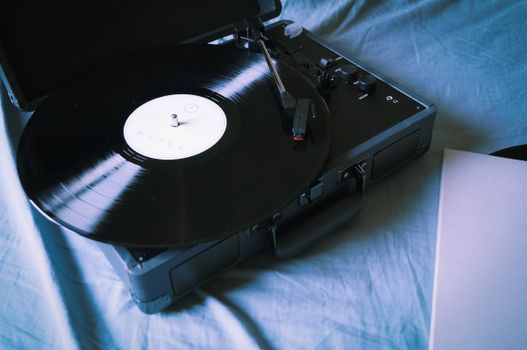 vinyl record player