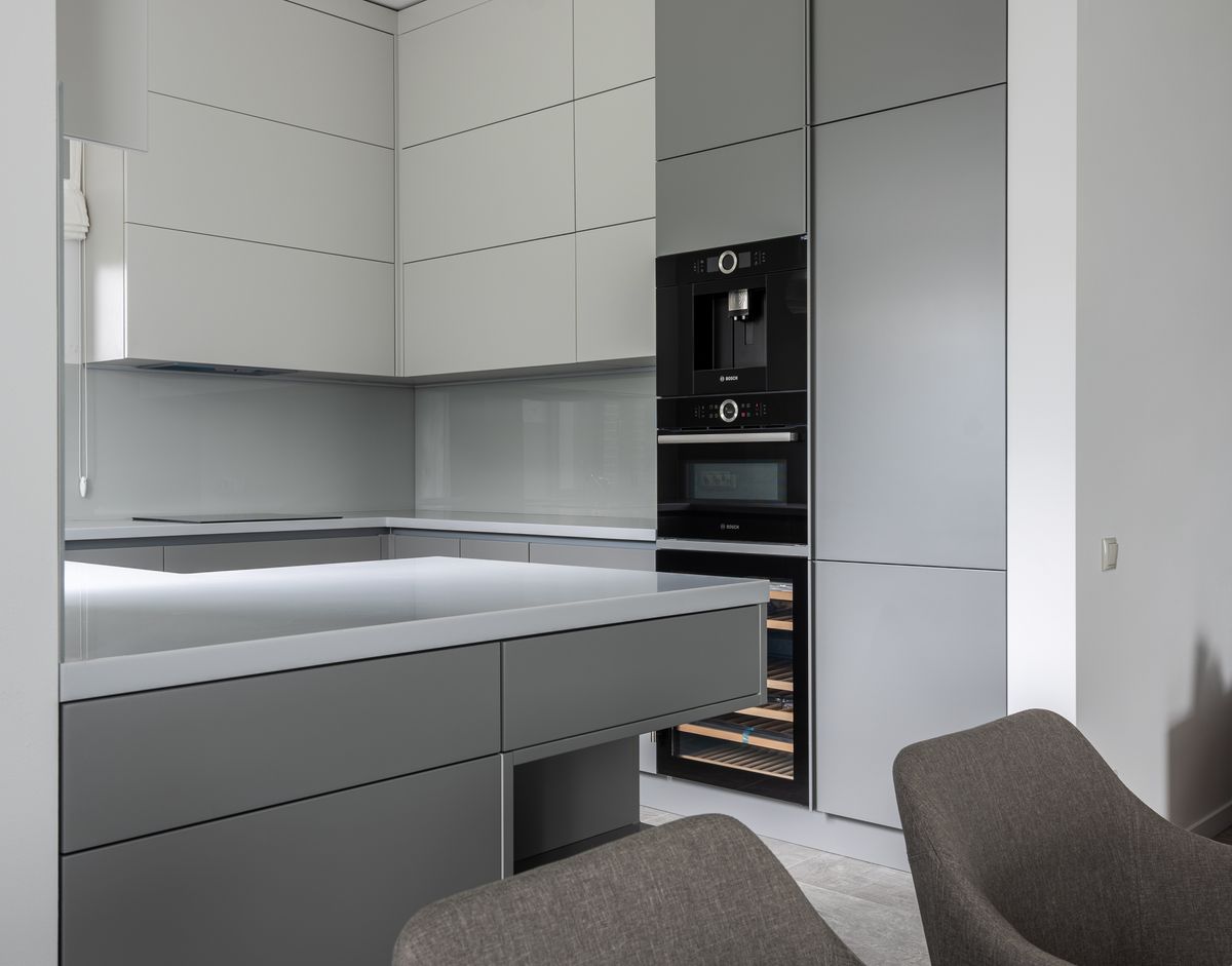anthracite kitchen ideas uk — Lighting Is Not Optional Here