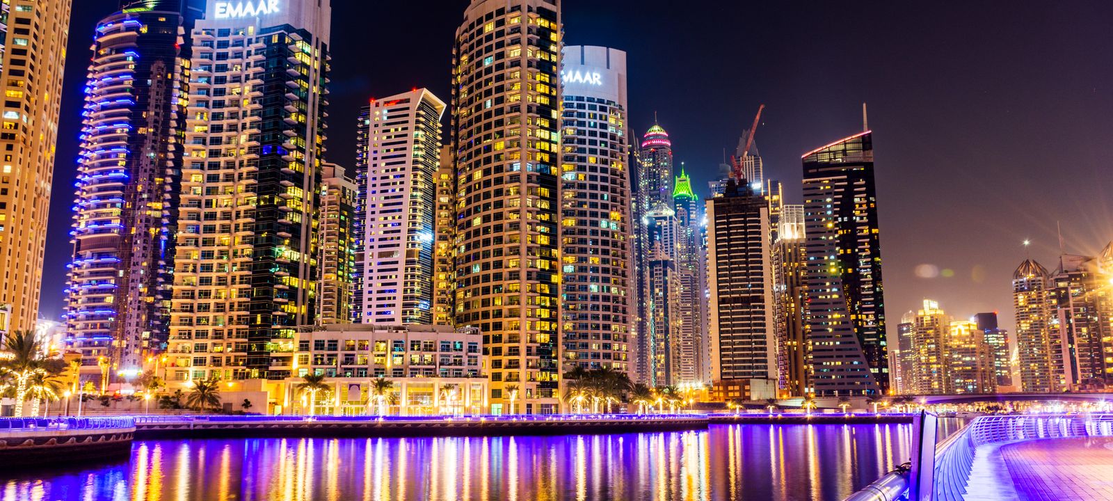 Dubai at night
