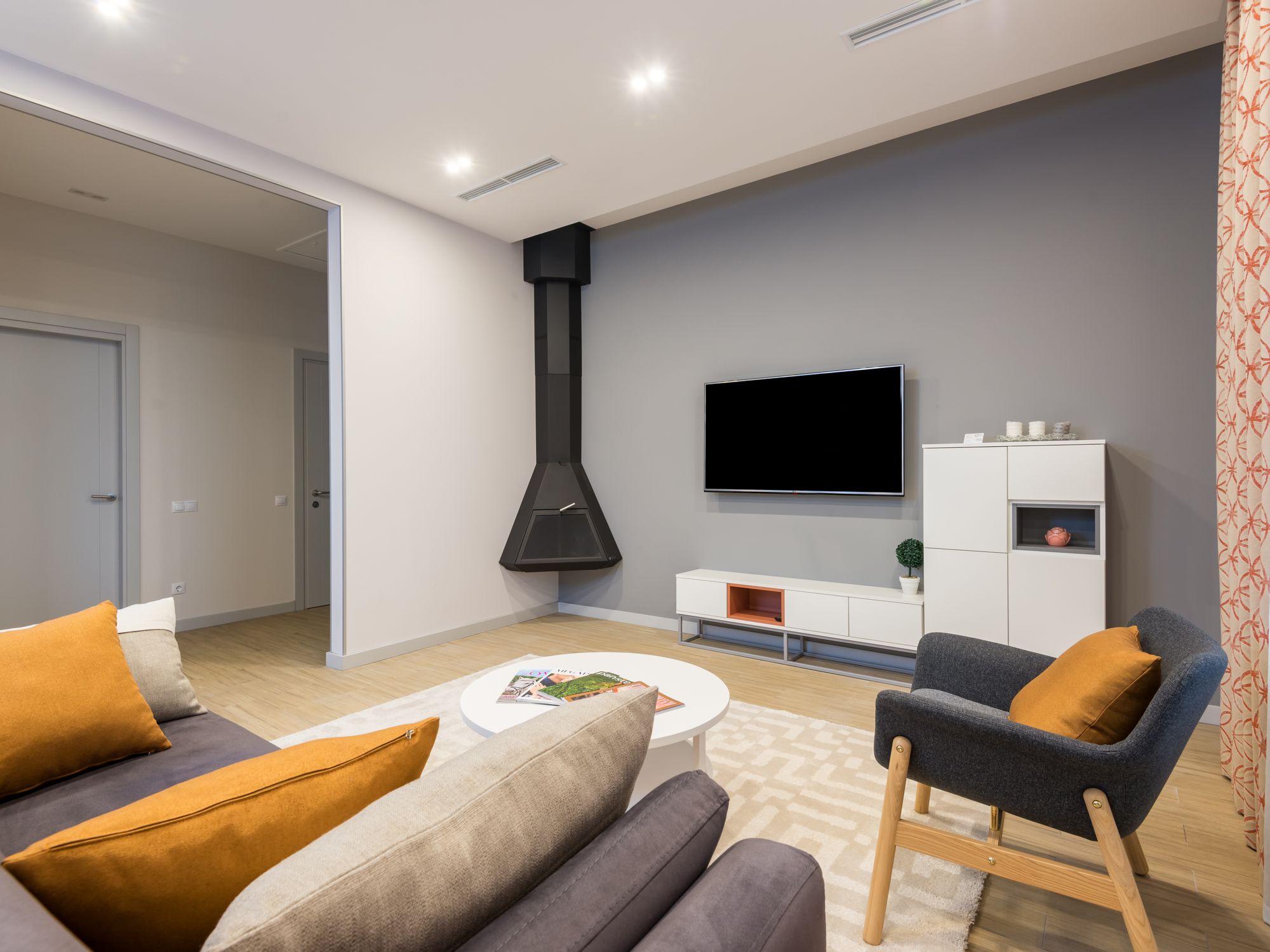 Interior Painting in Upminster, Havering — decorator applying interior paint to walls and ceilings