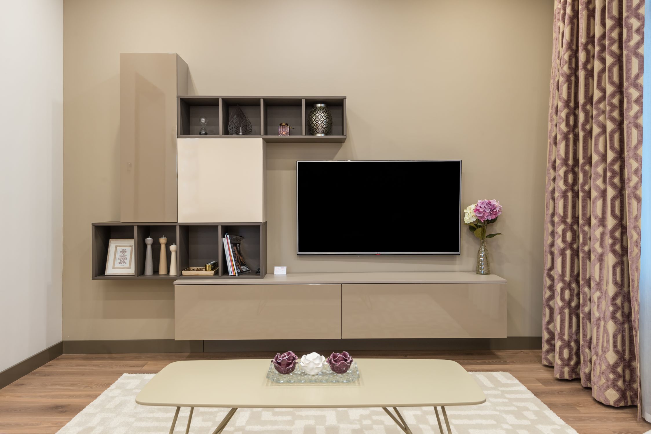 Beautiful view of Television Minimalist Furniture
