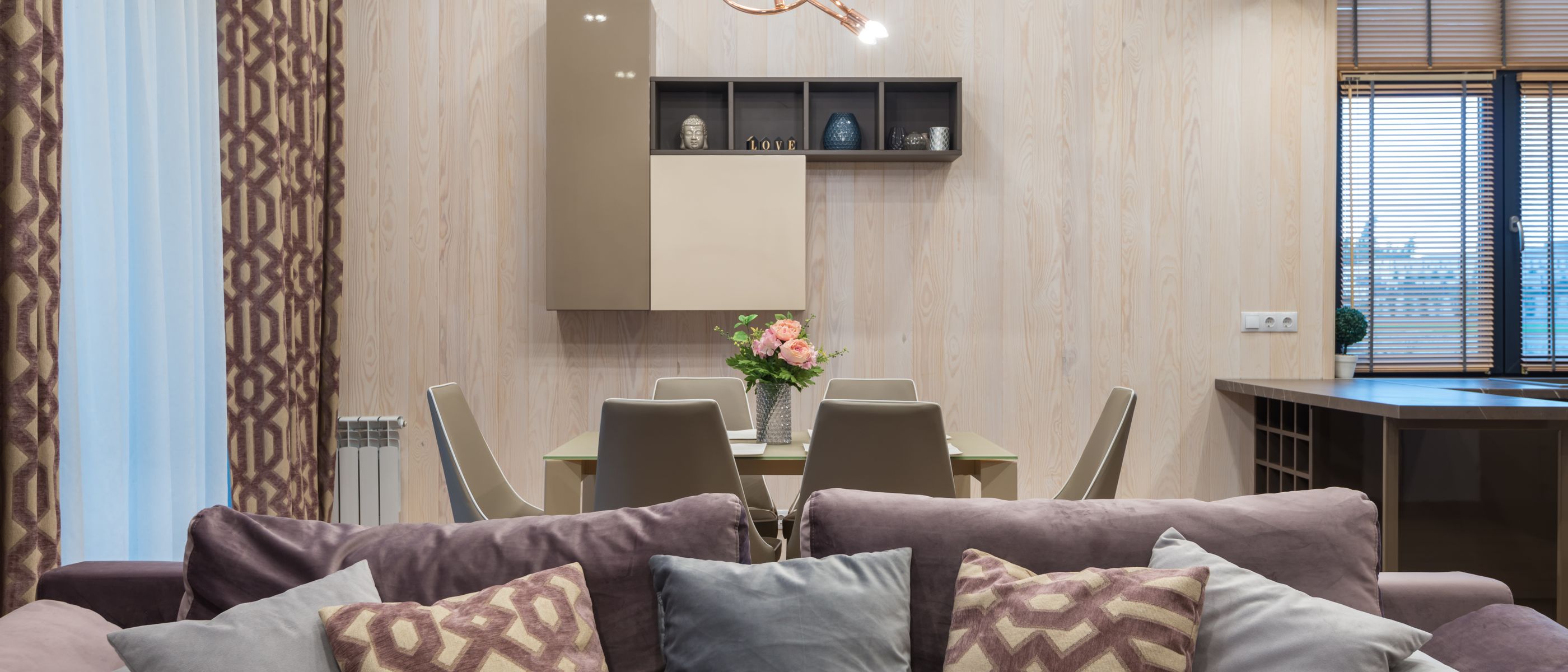 Wallpapering in Clapham Junction — a freshly painted, spotless finish