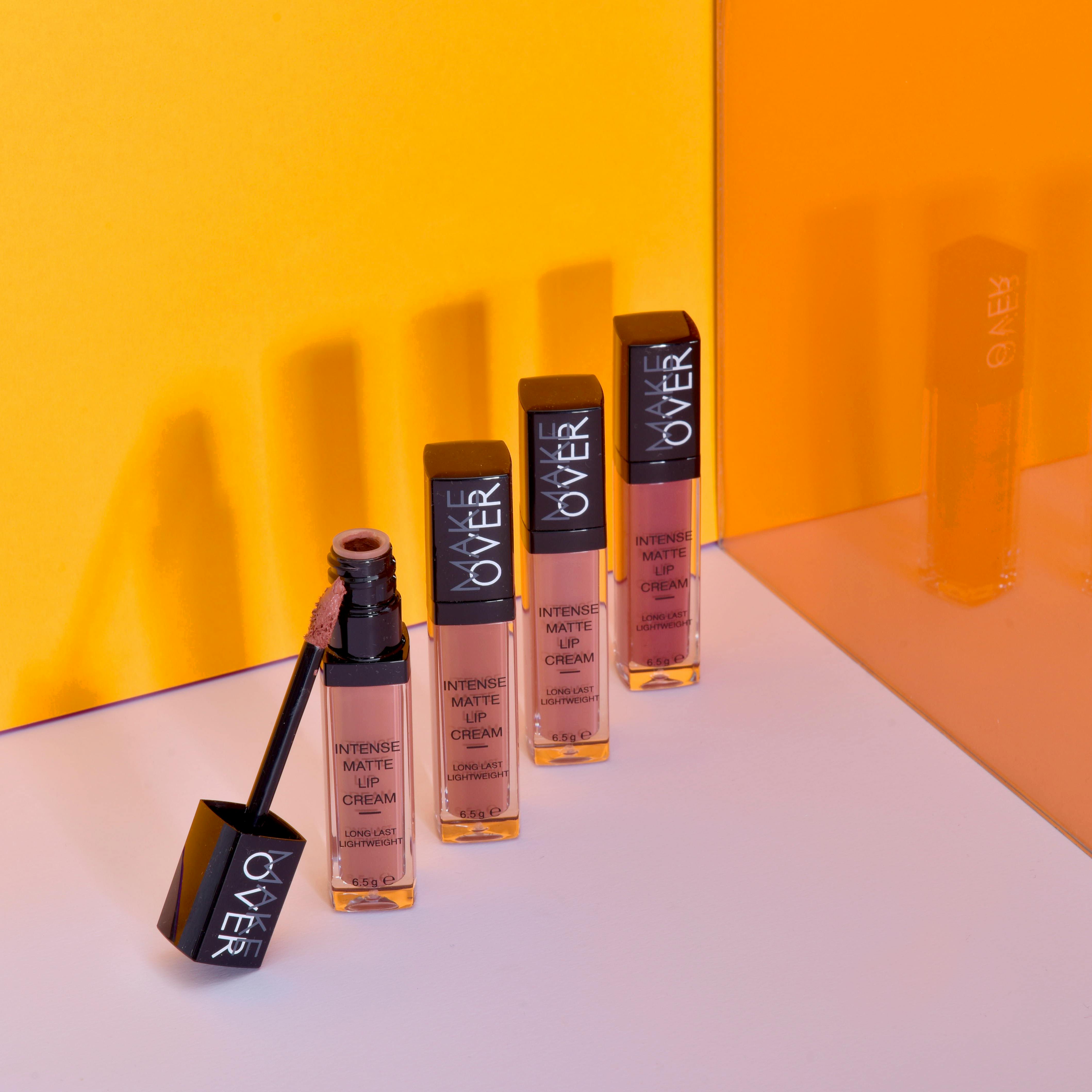 Purple Tulips Above Red Lipstick · Free Stock Photo