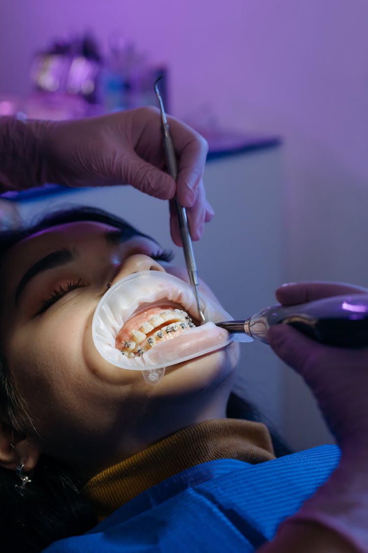 Patient Having A Dental Treatment