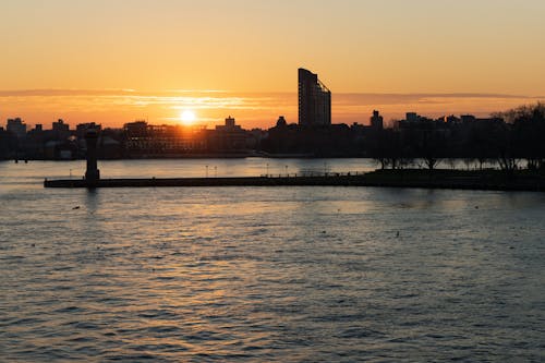 Foto profissional grátis de lado leste superior, Manhattan, nascer do sol