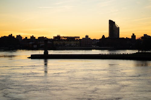 Foto profissional grátis de lado leste superior, Manhattan, nascer do sol