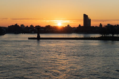 Foto profissional grátis de lado leste superior, Manhattan, nascer do sol