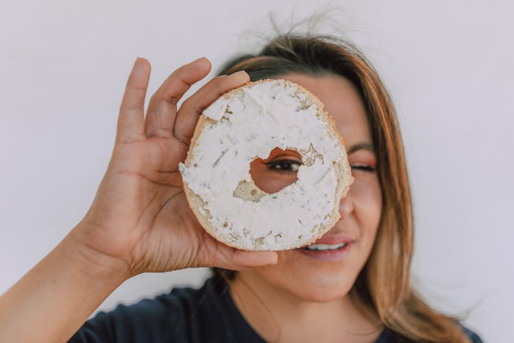 Cream Cheese On A Bagel